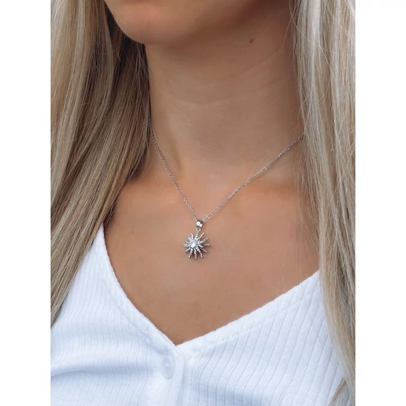 NAPÖLELÉSE stresszoldó nyaklánc - ezüst szín