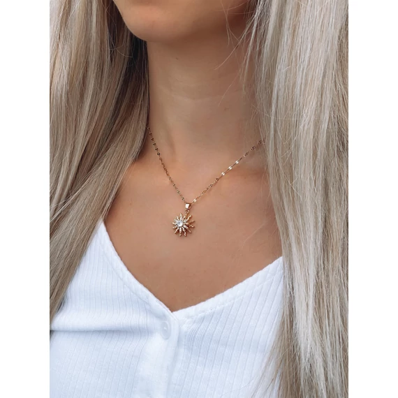 NAPÖLELÉSE stresszoldó nyaklánc - arany szín