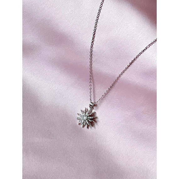 NAPÖLELÉSE stresszoldó nyaklánc - ezüst szín