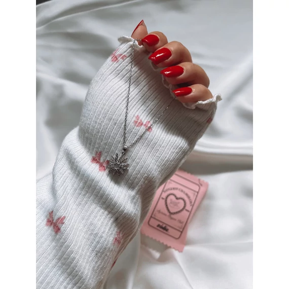 NAPÖLELÉSE stresszoldó nyaklánc - ezüst szín