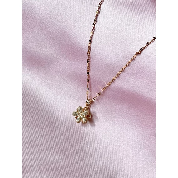 LÉLEKSZIROM stresszoldó nyaklánc - arany szín