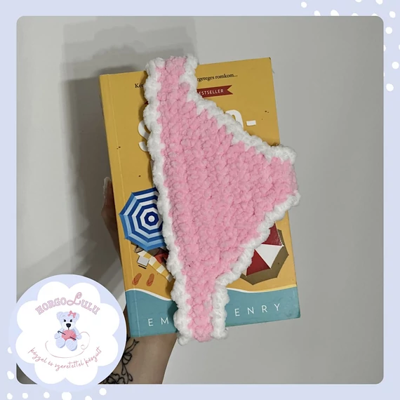BOOK BIKINI horgolt könyvjelző