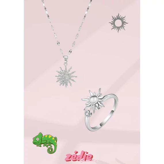 NAPOCSKA csomag ezüst szín