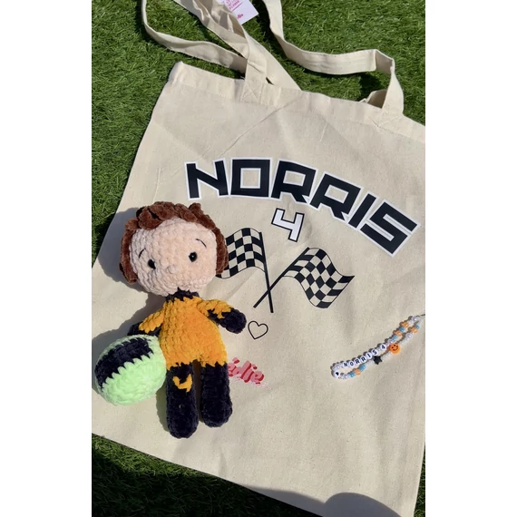 LANDO NORRIS horgolt plüss